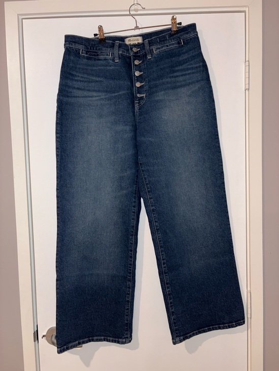 Madewell Denim - Madewell High-Rise Perfect Vintage Wide-Leg Jean